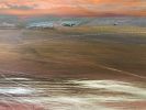 St Ouen’s Bay.  Sunset. | Oil And Acrylic Painting in Paintings by Caroline Hall. Item made of aluminum
