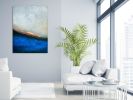 Slate Wave | Mixed Media by Alyson Storms | Seattle in Seattle. Item made of canvas with synthetic