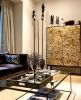 Duncan Cabinet Mix Media Artwork On Doors | Sideboard in Storage by Morgan Clayhall
