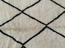 Handwoven Wool Berber Rug - Authentic Moroccan | Area Rug in Rugs by Marrakesh Decor. Item made of wool works with boho & mid century modern style