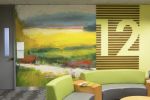 Corporate Building Artwork | Murals by Studio Art Direct | Kaiser Permanente Building in Portland. Item composed of synthetic