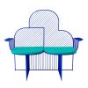 Cloud Bench | Benches & Ottomans by Bend Goods. Item composed of metal