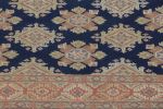 Vintage Bokhara Rug in Deep Navy with Geometric Patterns | Area Rug in Rugs by Rug and Kilim