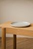 Handmade High-sided Porcelain Dinner Plate. Gray Sky | Dinnerware by Creating Comfort Lab