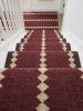Handwoven Woolen Maroon Runner Rug | Rugs by Evergreen Carpets. Item composed of wool in boho or minimalism style