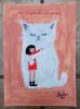 Mi rinconcito de amor | Oil And Acrylic Painting in Paintings by Elena Parau. Item composed of paper in boho or contemporary style