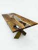 conference table | epoxy table | resin wood table | handmade | Tables by Tinella Collection. Item composed of walnut in boho or minimalism style