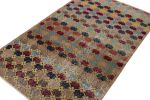 Hand-Knotted Vintage Distressed Art Deco Rug in Pink, | Area Rug in Rugs by Rug and Kilim