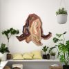 Wall Art - To look up at a bell flower | Wall Sculpture in Wall Hangings by Alexandra Cicorschi. Item made of oak wood
