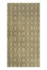 1960s Vintage Distressed Style Rug in Green-Gray, Beige | Area Rug in Rugs by Rug and Kilim