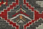 Rug & Kilim’s Caucasian Custom Rug Sample with Red and Charc | Area Rug in Rugs by Rug and Kilim