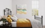 Geode Mountain in Washi | Oil And Acrylic Painting in Paintings by Jan Sullivan Fowler. Item made of paper with synthetic