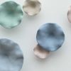 Porcelain Flowers Wall Sculpture, wall art installation | Wall Hangings by MAAP Studio. Item composed of ceramic in minimalism or contemporary style
