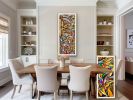 'Metro City' | Oil And Acrylic Painting in Paintings by Sangeeta Sagar. Item composed of paper in contemporary or modern style