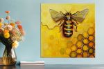 Honeycomb's Architect original oil painting | Oil And Acrylic Painting in Paintings by DaggArt. Item made of canvas