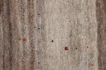 Hand-Knotted Mid-Century Vintage Gabbeh Rug in Gray Red | Area Rug in Rugs by Rug and Kilim