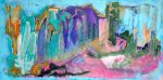 Cat Planet | Oil And Acrylic Painting in Paintings by Jacob von Sternberg Large Abstracts. Item composed of canvas & synthetic
