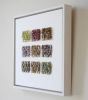 Colours of Seaweed No. 5 (linen) | Wall Sculpture in Wall Hangings by Jasmine Linington