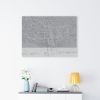 Grey Thunder Above The City 4311 | Prints in Paintings by Petra Trimmel. Item composed of canvas and metal