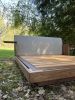 custom walnut bed | Bed Frame in Beds & Accessories by In Element Designs. Item made of oak wood