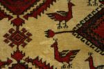 Semi Antique Beige Tribal 3X6 Balouch Hamedan Persian Rug | Area Rug in Rugs by Magic Rugs. Item made of wool works with traditional style