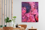 Foxy | Oil And Acrylic Painting in Paintings by Frederick Worrell Art and Design. Item made of canvas & metal