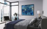 Blue Crystals Canvas Print | Prints by MELISSA RENEE fieryfordeepblue  Art & Design. Item composed of canvas compatible with contemporary and eclectic & maximalism style