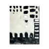 Truth – Original Black & White Abstract Mixed Media Painting | Collage in Paintings by Michele Spurza. Item composed of canvas & paper compatible with minimalism and mid century modern style