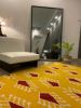 Yellow Rug | Area Rug in Rugs by Weaver. Item composed of wool in boho or country & farmhouse style