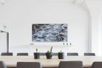 Peaks and Valleys | Oil And Acrylic Painting in Paintings by Anne Blenker. Item made of canvas with synthetic