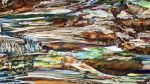 'Cliff Land' | Oil And Acrylic Painting in Paintings by Sangeeta Sagar. Item composed of canvas in contemporary or modern style