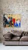 LES BELLES I | Oil And Acrylic Painting in Paintings by THEODOSIA MARCHANT. Item made of canvas with synthetic