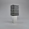 Exigen by Mnima. Table Light Sculpted from Solid Aluminum. | Table Lamp in Lamps by mnima. Item composed of aluminum and leather