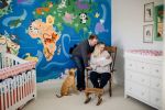Animal + World Map Nursery | Murals by Nicolette Atelier. Item made of synthetic
