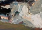 Rocks and Shore | Paintings by Darren Thompson Fine Art. Item made of birch wood compatible with modern style