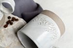 Large Ceramic Coffee Mug Set of 2 | Cup in Drinkware by ShellyClayspot. Item composed of ceramic in modern or rustic style