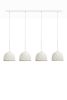 MushLume Linear Chandelier - 4 Shades | Chandeliers by MushLume Lighting