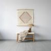 Rombo S - Laine Wool Knitting | Tapestry in Wall Hangings by Lale Studio & Shop. Item made of bamboo with fabric works with boho & minimalism style