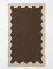 Handwoven Woolen Brown Runner Rug | Rugs by Evergreen C. Item composed of wool in boho or minimalism style