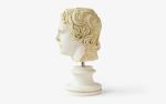 Alexander The Great Bust No:1 (Small) | Sculptures by LAGU. Item composed of marble