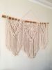 Large Macrame Wall Hanging - "Rain" | Wall Hangings by macramestories. Item made of cotton works with boho & country & farmhouse style