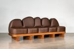 Pews for Studio Kër by Costantini | Couch in Couches & Sofas by Costantini Design. Item made of wood with leather works with contemporary & modern style