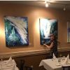 Into The Blue #2 | Paintings by Tina Karpenchuk | First Choice Restaurant in Toronto