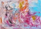 "Land" | Oil And Acrylic Painting in Paintings by Shirly Maimom Art. Item composed of canvas and synthetic