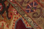 Vintage Oushak Runner Rug in Beige and Red with Floral | Area Rug in Rugs by Rug and Kilim