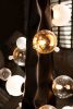 Steel & Blown Glass Floor Lamp — Molecule, Nitush Aroosh | Lamps by Nitush Aroosh. Item made of steel with glass works with contemporary & eclectic & maximalism style