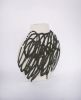 Ceramic Vase ‘Lune [M] - Circles Black’ | Vases & Vessels by INI CERAMIQUE. Item composed of ceramic in minimalism or contemporary style