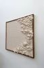 Hand woven wall art frame (Beach Cliff 002) | Tapestry in Wall Hangings by Elle Collins. Item composed of oak wood & cotton compatible with boho and minimalism style