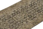 Rug & Kilim Distressed Persian Runner in Black & Beige | Area Rug in Rugs by Rug and Kilim