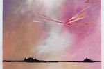 Landscape Abstract | Oil And Acrylic Painting in Paintings by ArtbyPunam. Item made of paper